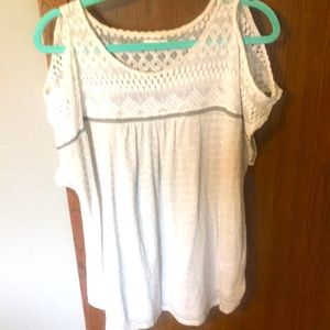 Open shoulder tunic